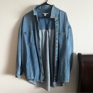 Old Navy Denim Boyfriend Shirt XXL